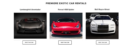 Premiere Exotic Car Rentals